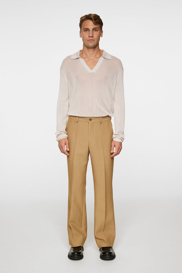 Gomor Pintuck Pants / Tiger Brown