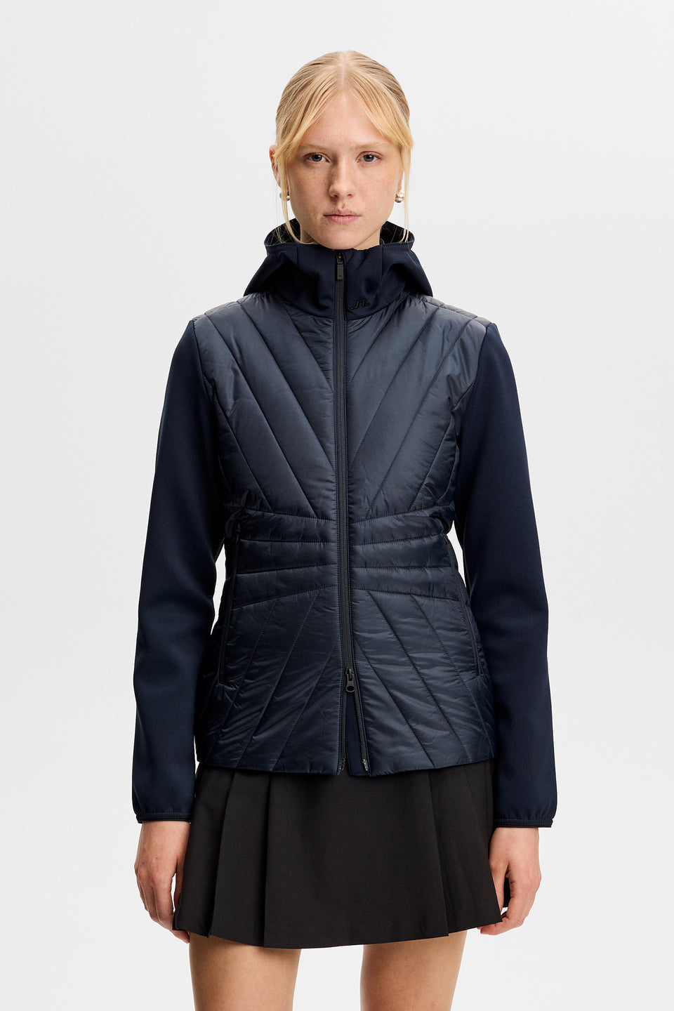 Holma Quilt Hybrid Hood / JL Navy