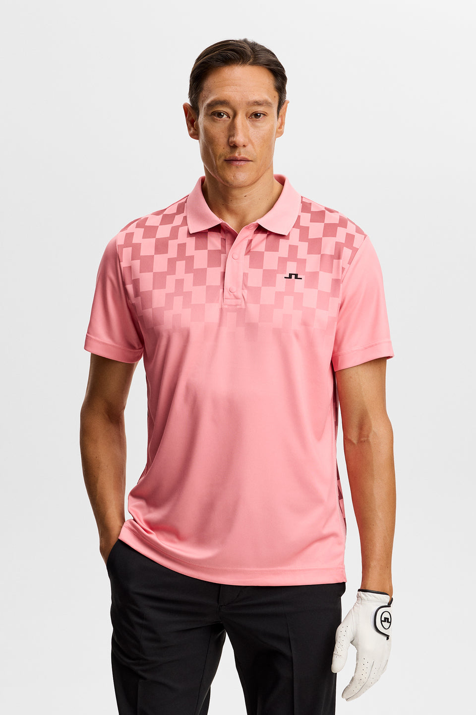 Finn Print Polo / Finn Fade Flamingo