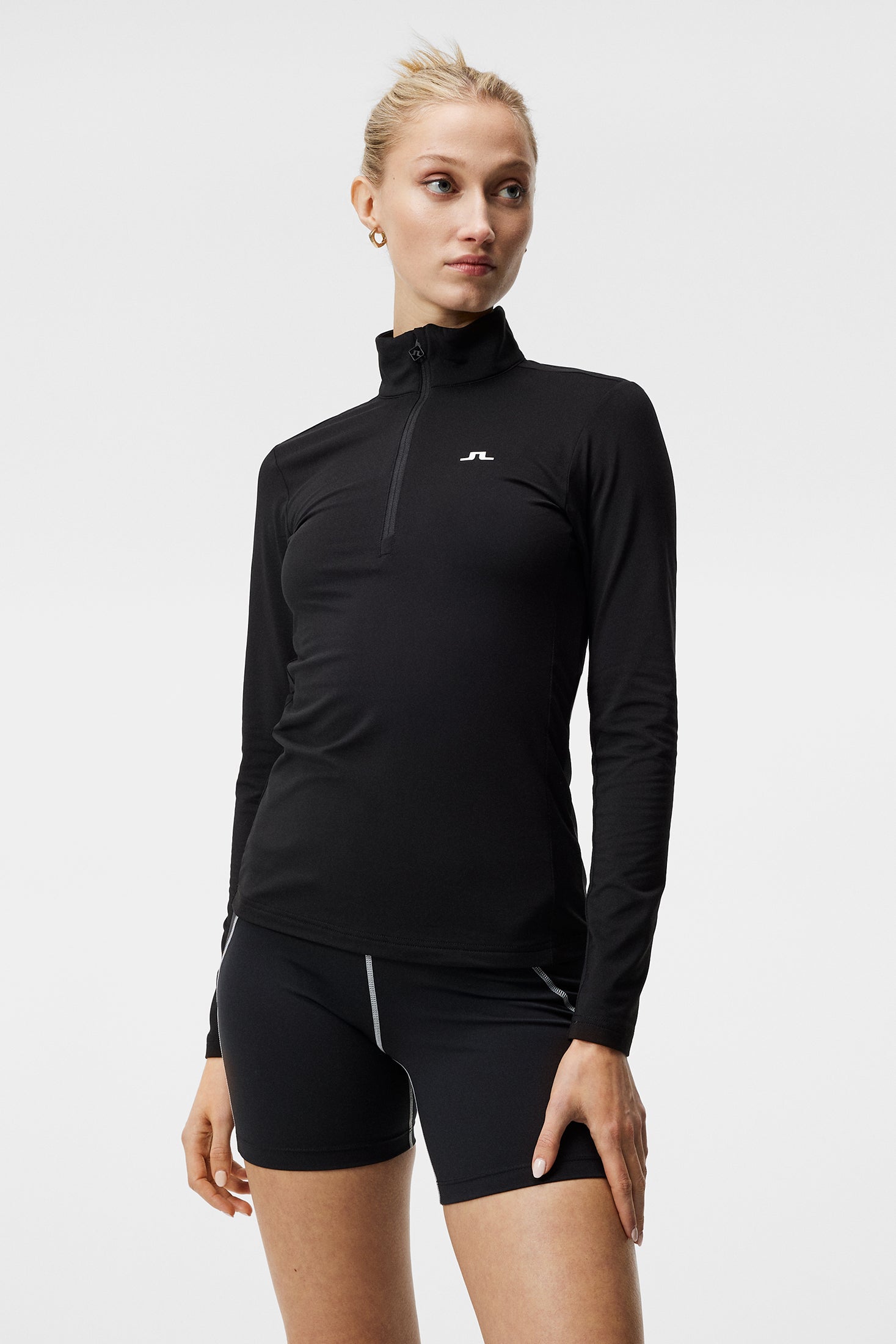 Lauryn Half Zip Mid Layer / Black – J.Lindeberg