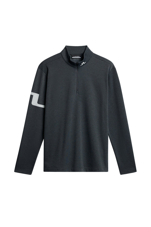 Heath Strike Mid Layer / Asphalt and Black Melange