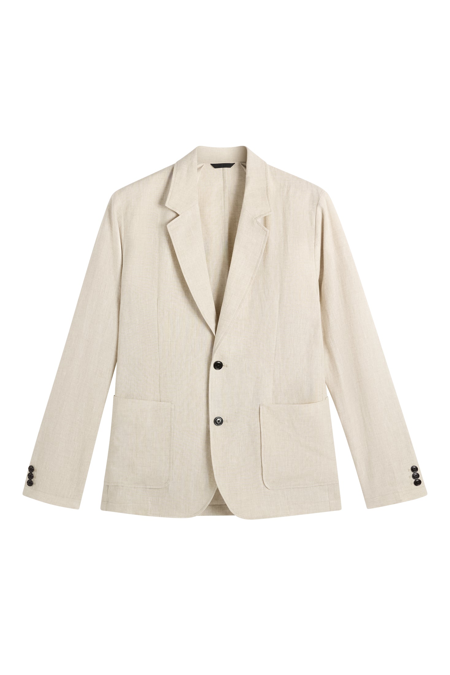 Alban Drape Linen Blazer / Moonbeam | J.Lindeberg Official