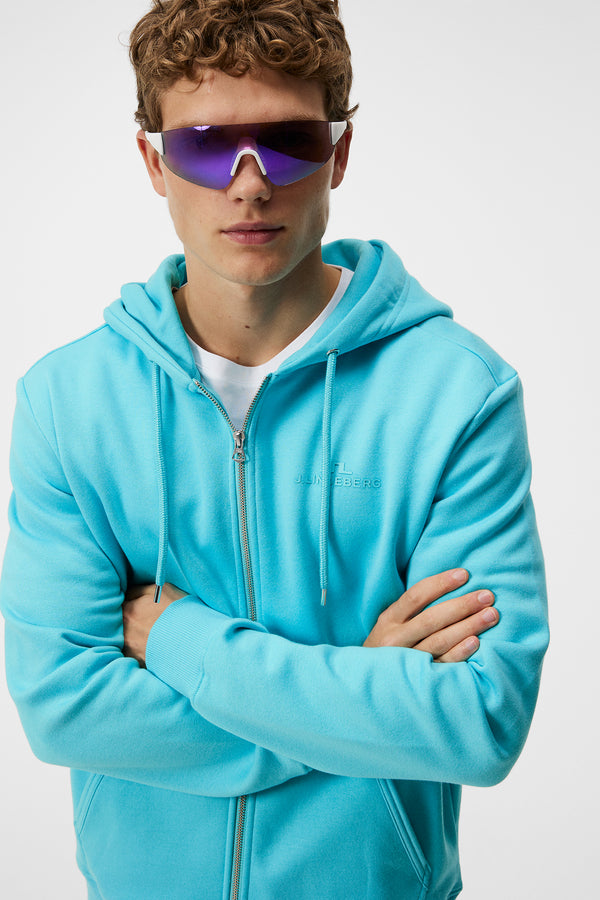 Alpha Zip Hood / Blue Curacao