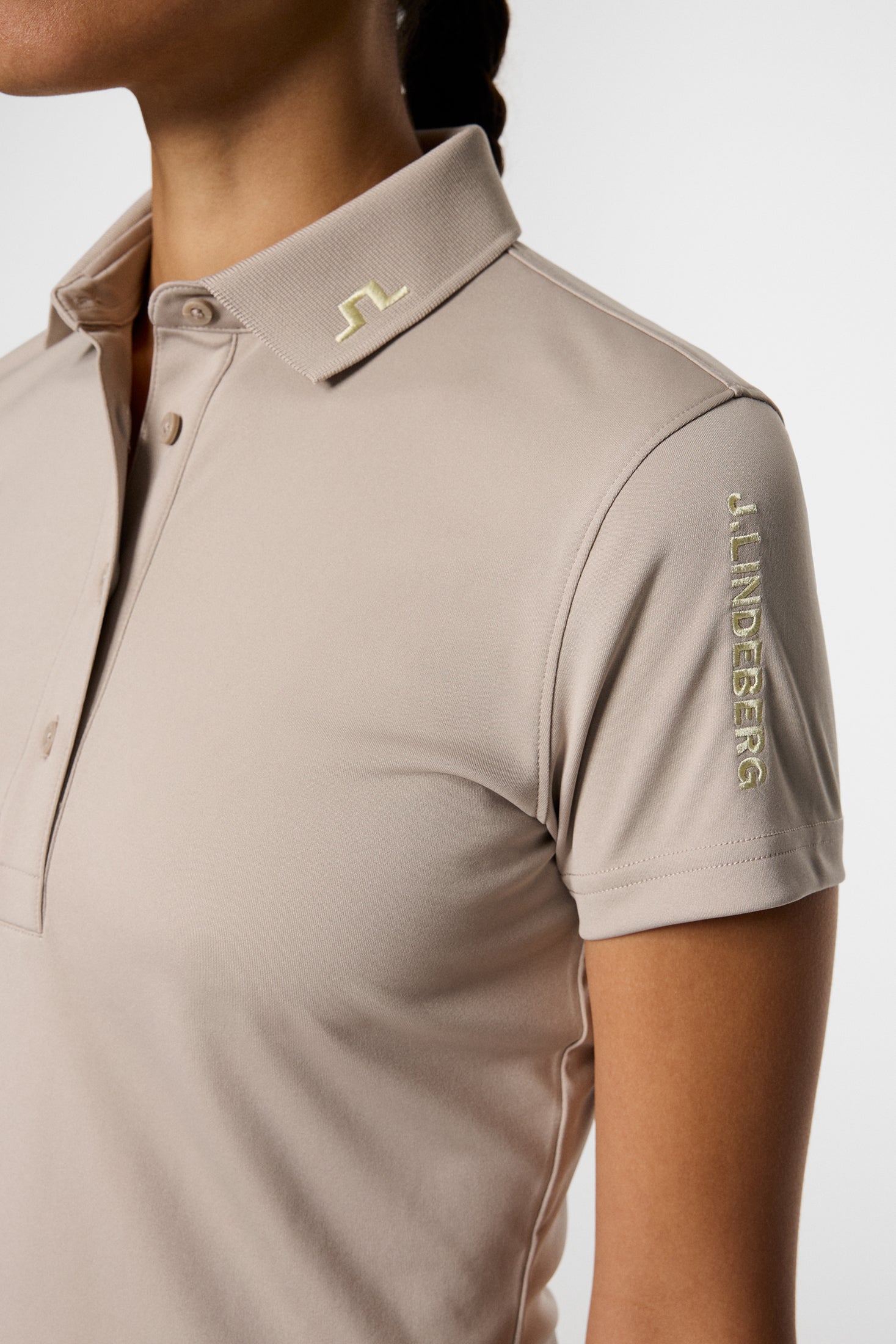 Tour Tech Polo LTD / Oyster Brown – J.Lindeberg EU
