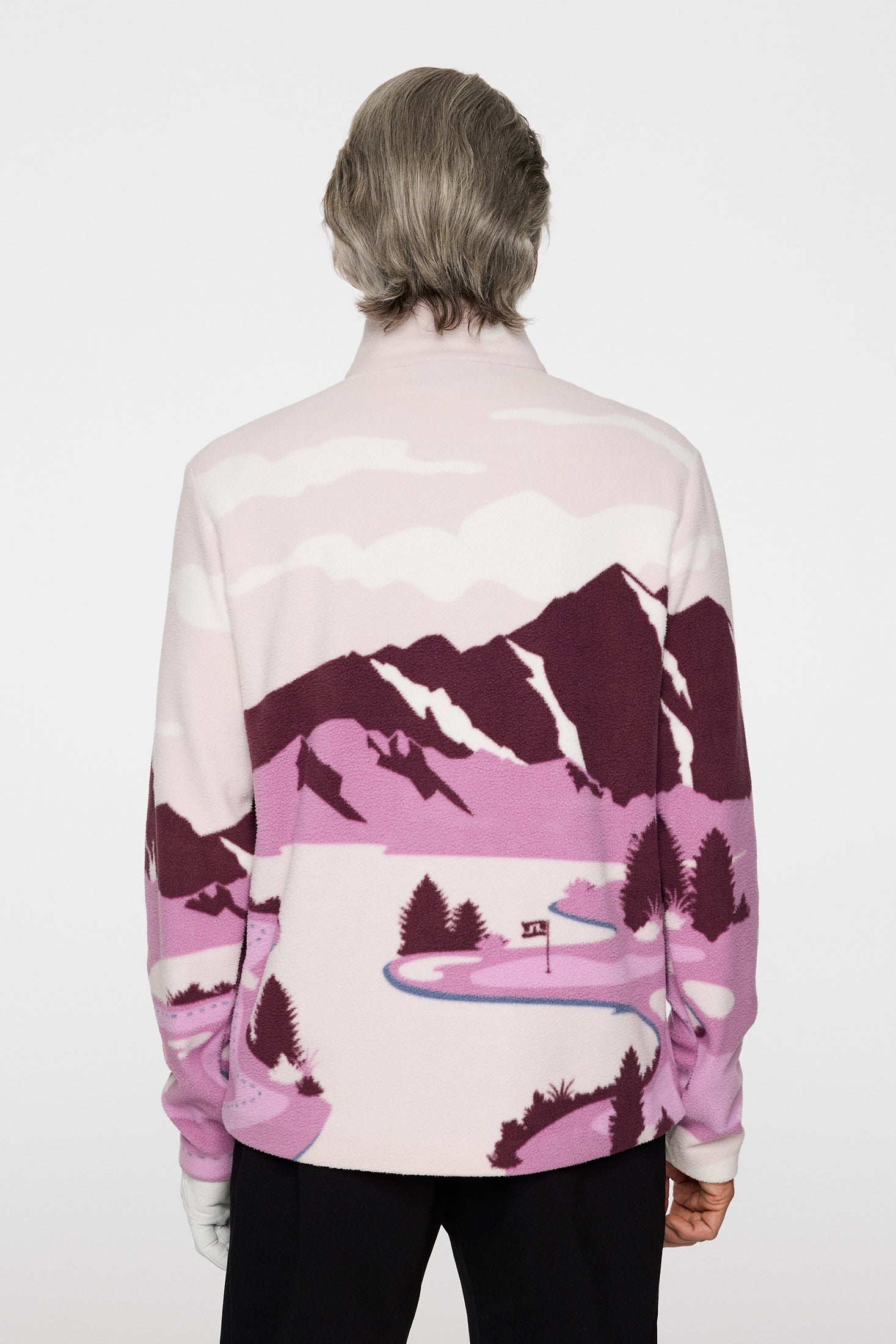 Sammie Pile Jacket / Landscape Fleece Purple L – J.Lindeberg
