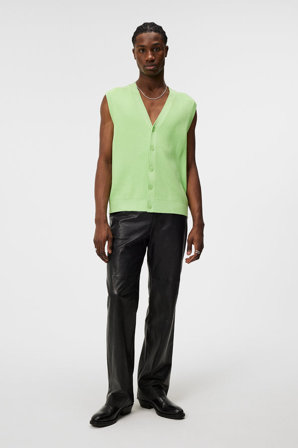 Hugo Cardigan Vest / Paradise Green