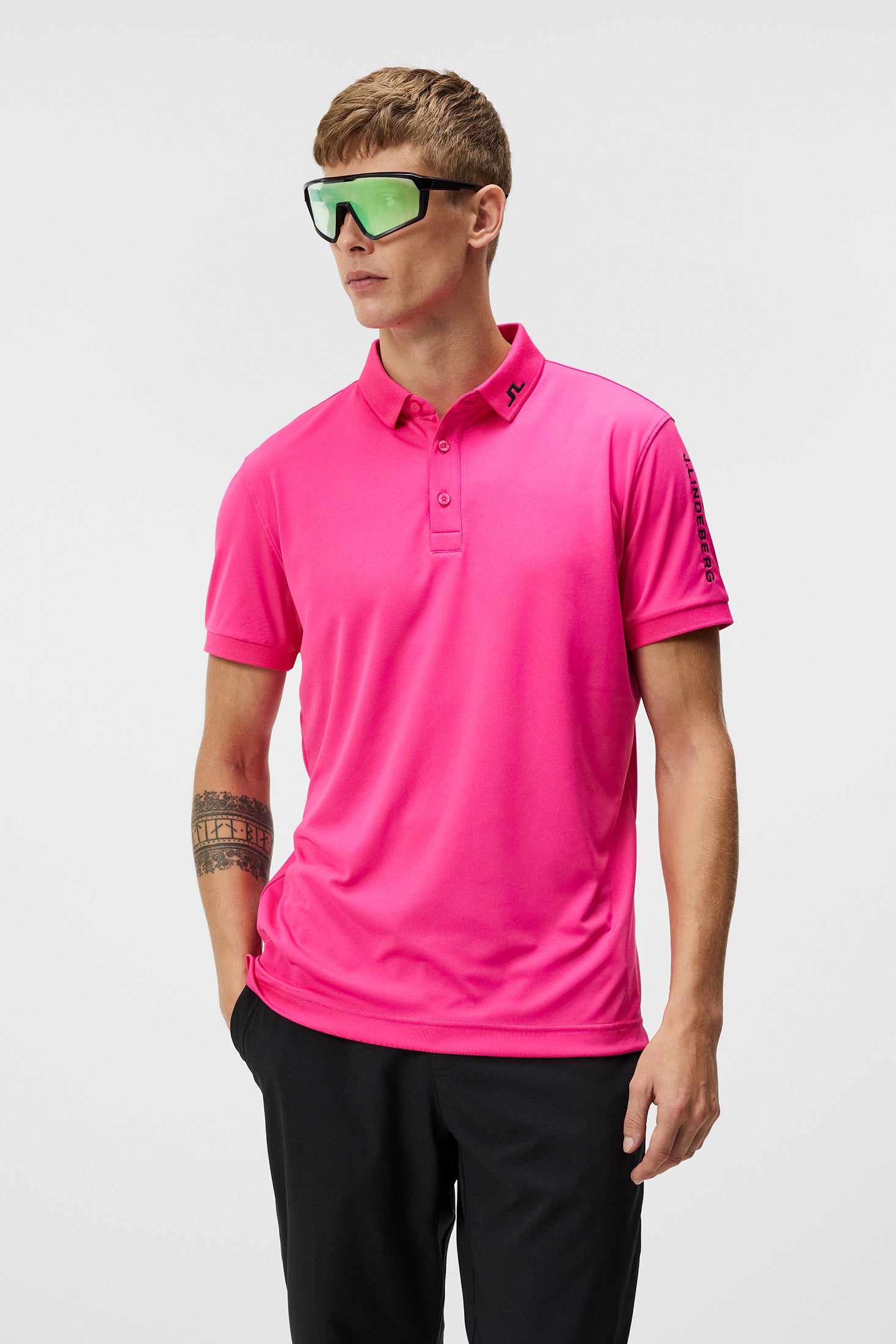 Tour Tech Slim Fit Polo / Fuchsia Purple – J.Lindeberg