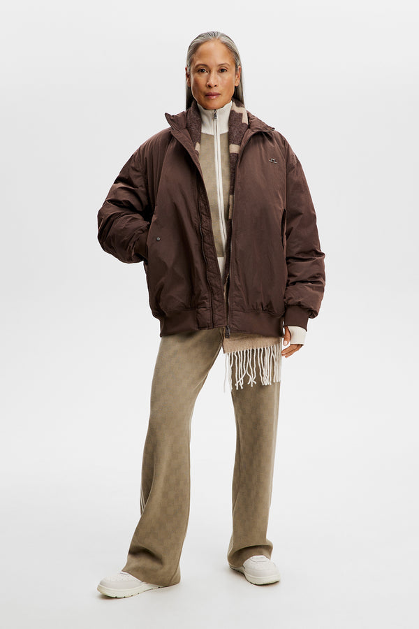 Eden Padded Jacket / Seal Brown