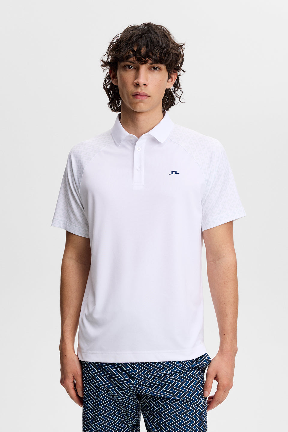 Tucker Polo / Bias Bridge Tonal White M