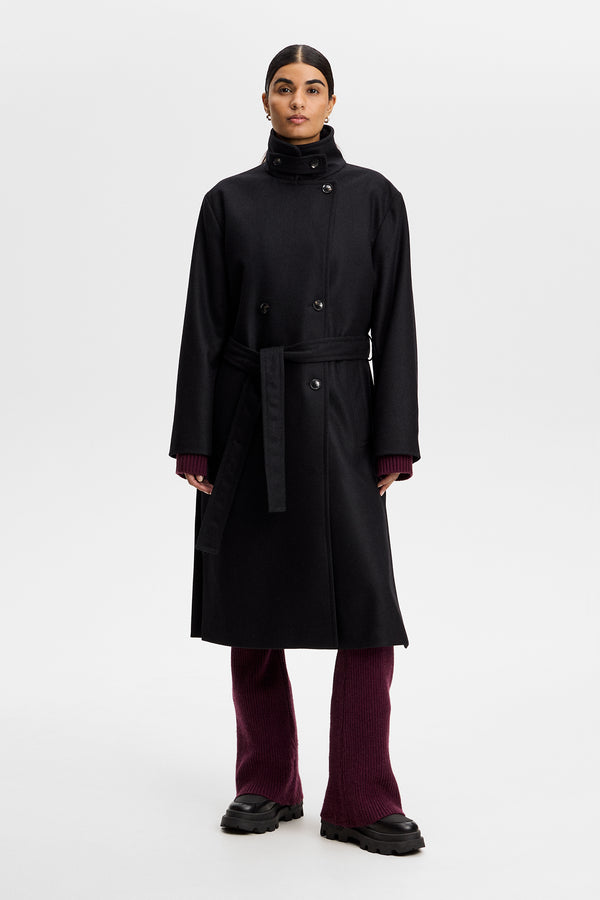 Coraline Wool Coat / Black