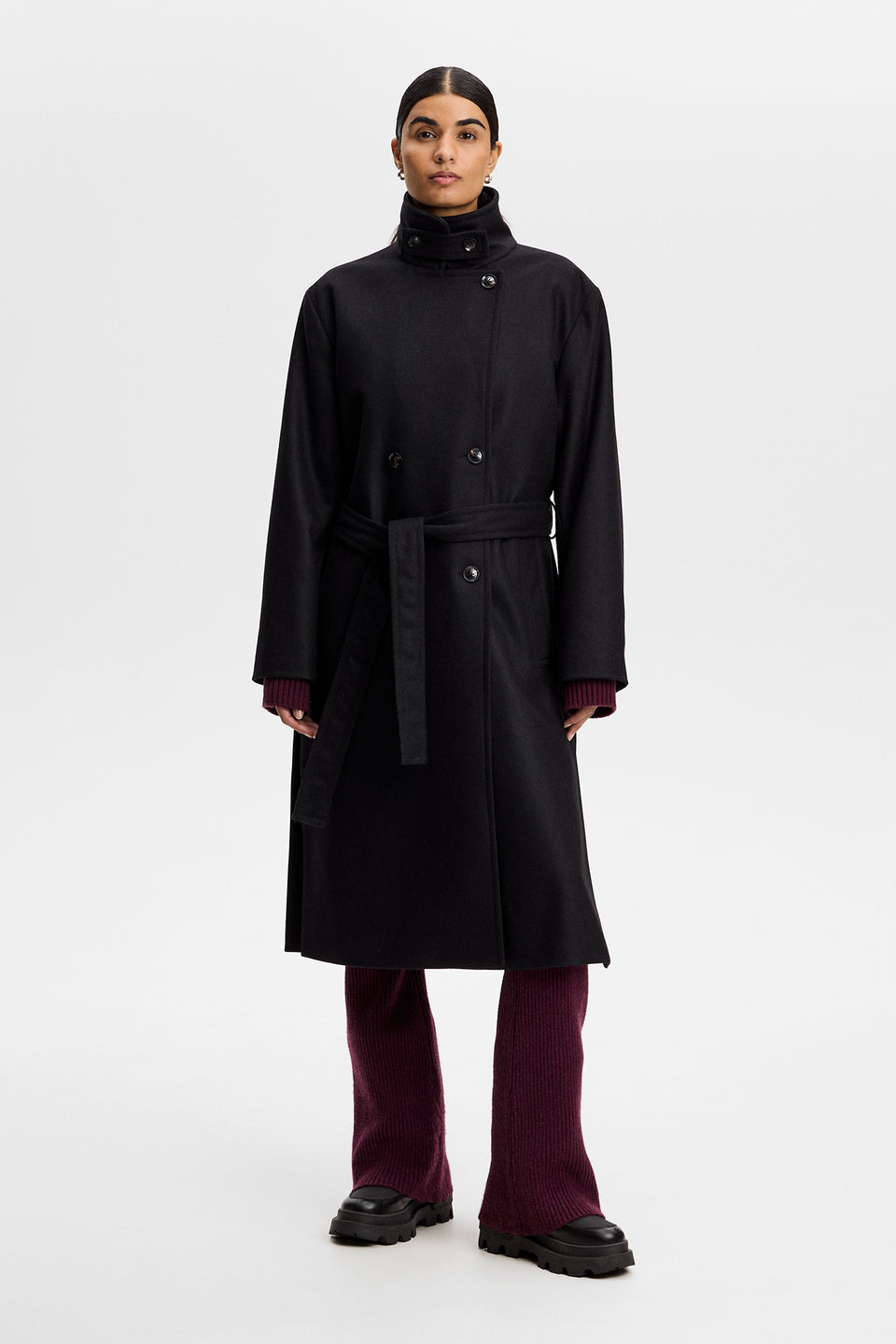 Coraline Wool Coat / Black