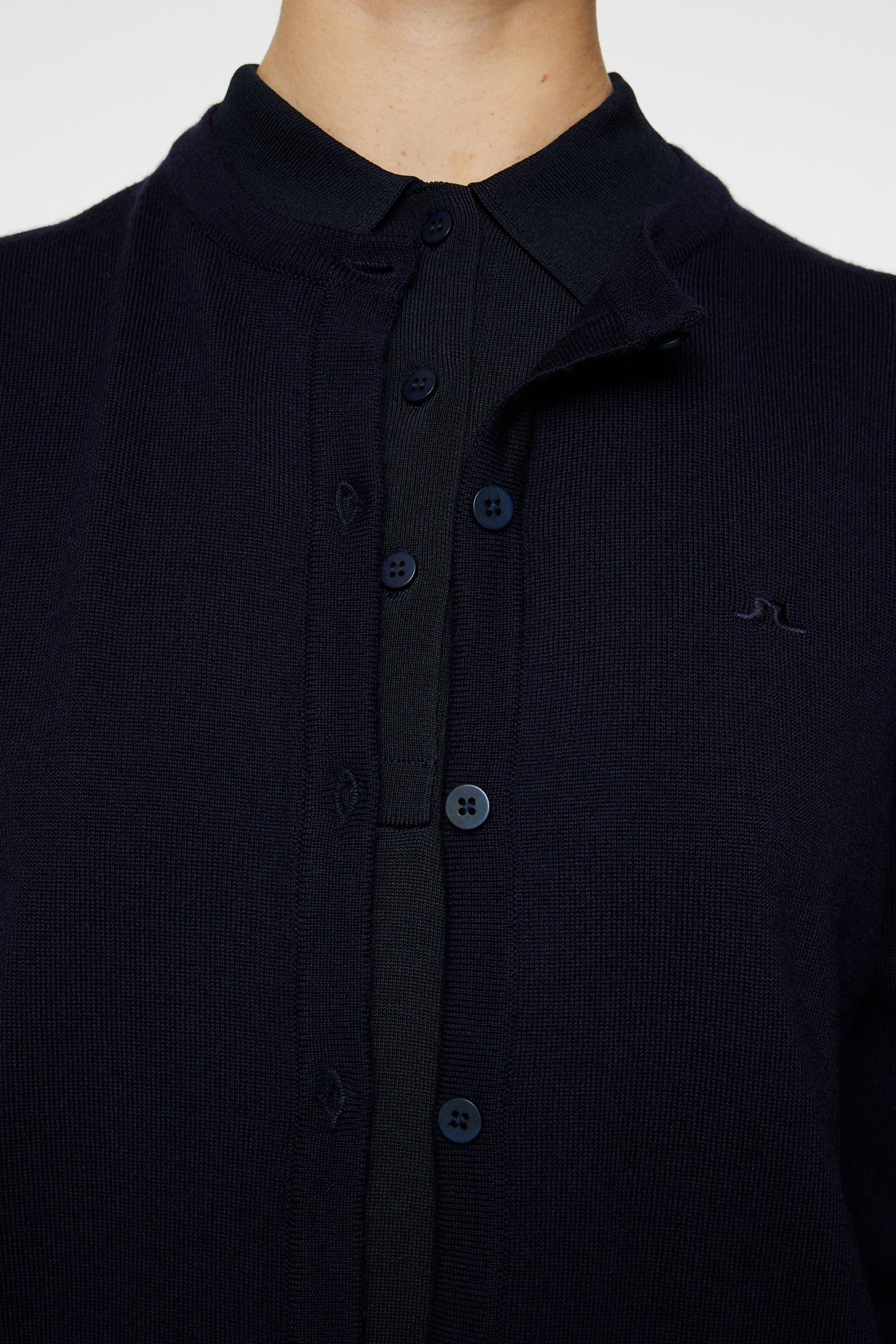 Thalia Knitted Cardigan / JL Navy – J.Lindeberg