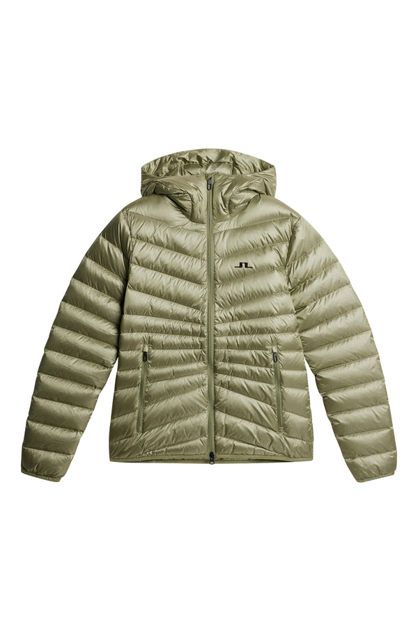 Lara Light Down Hood / Oil Green