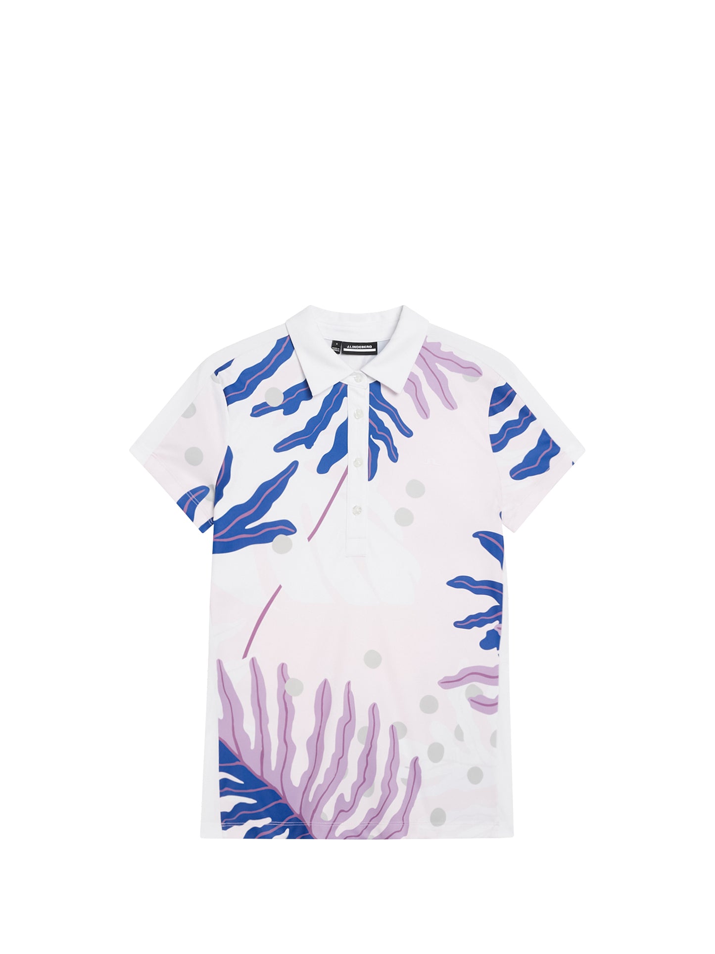 Jada Print Polo / Paradise Monstera Pink