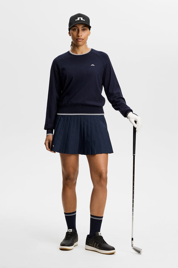 Clarissa Windbreaker Sweater / JL Navy