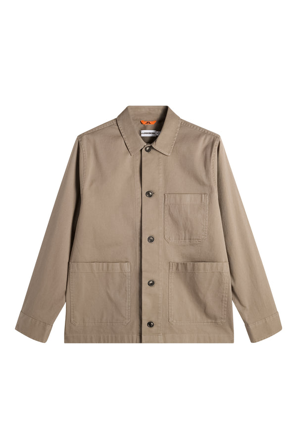 Easton Cotton Overshirt / Brindle