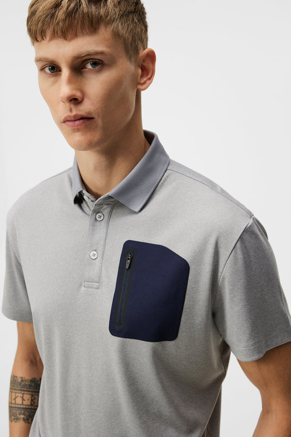 Max Regular Fit Polo / Light Grey Melange