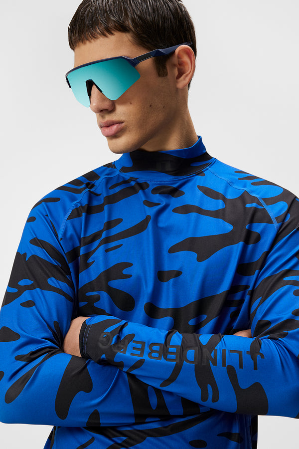 Aello Soft Compression Print / Neptune Nautical Blue