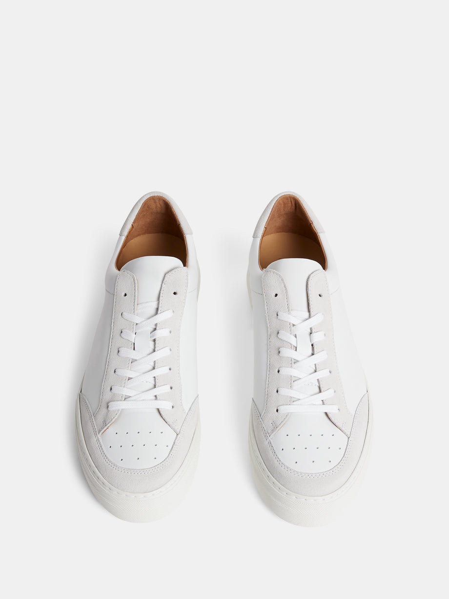 Art Signature Leather Sneaker / White