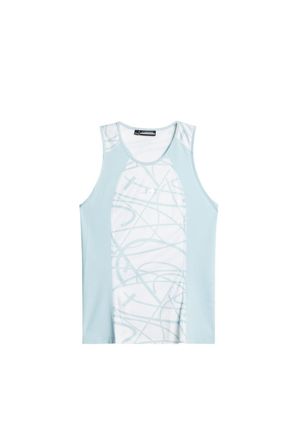 Miria Printed Top / Court Swirl White M