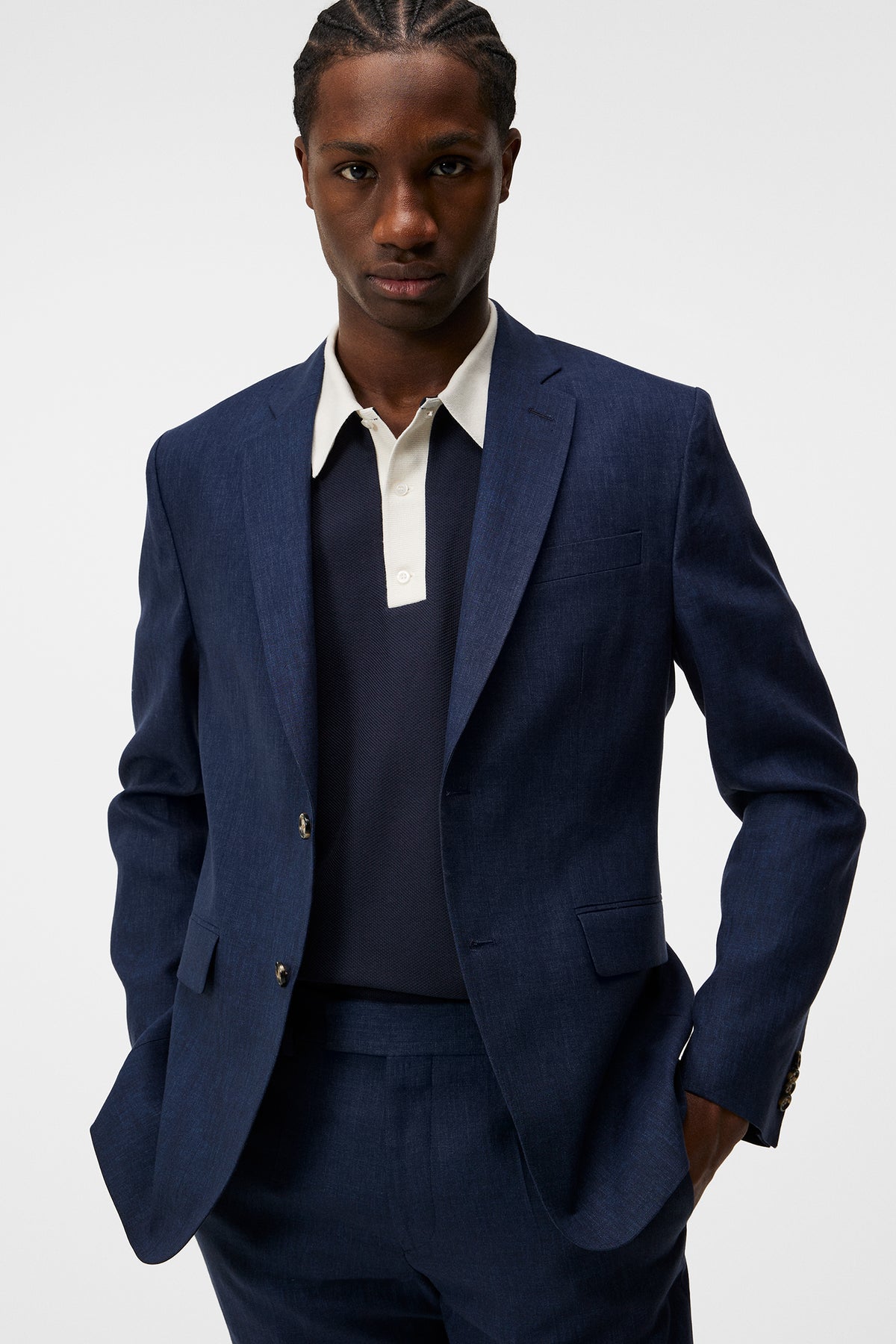 Hopper U Super Linen Blazer / JL Navy