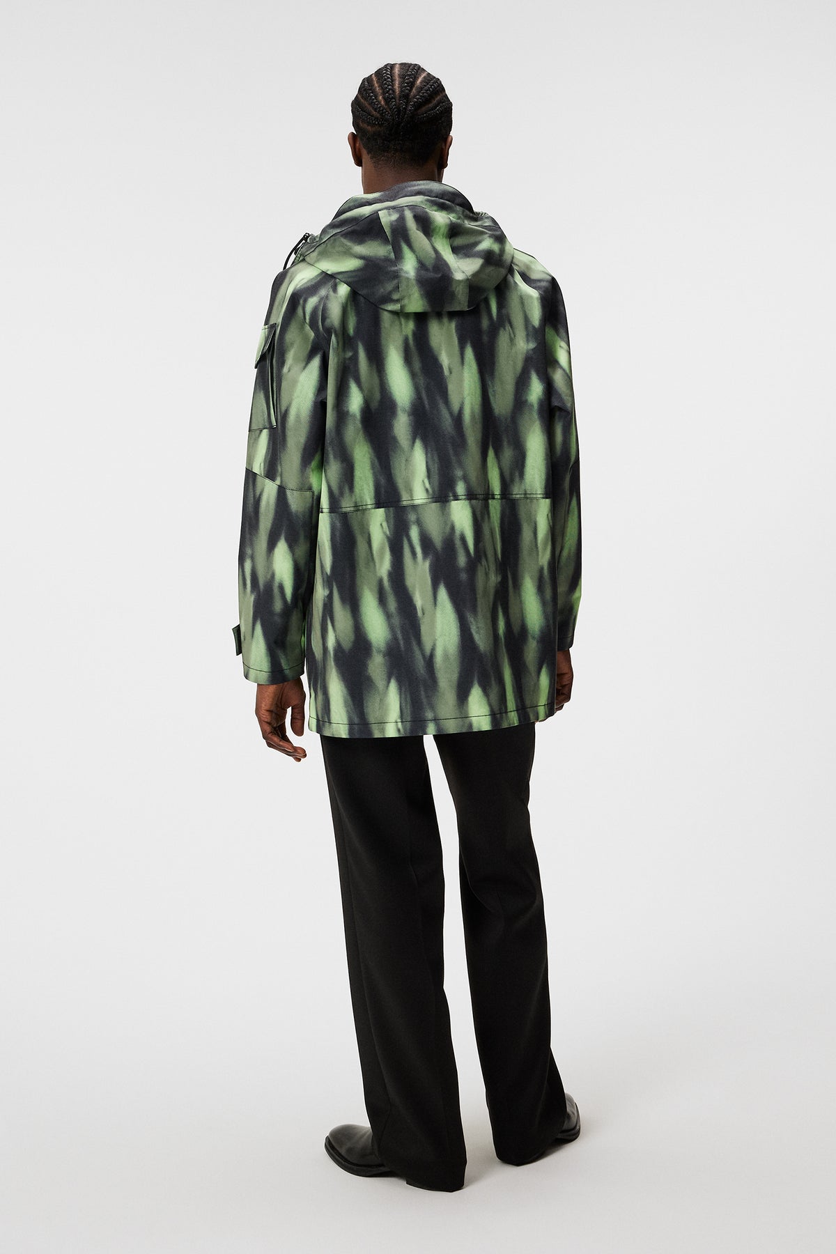 Cadian Printed Jacket / Oil Green
