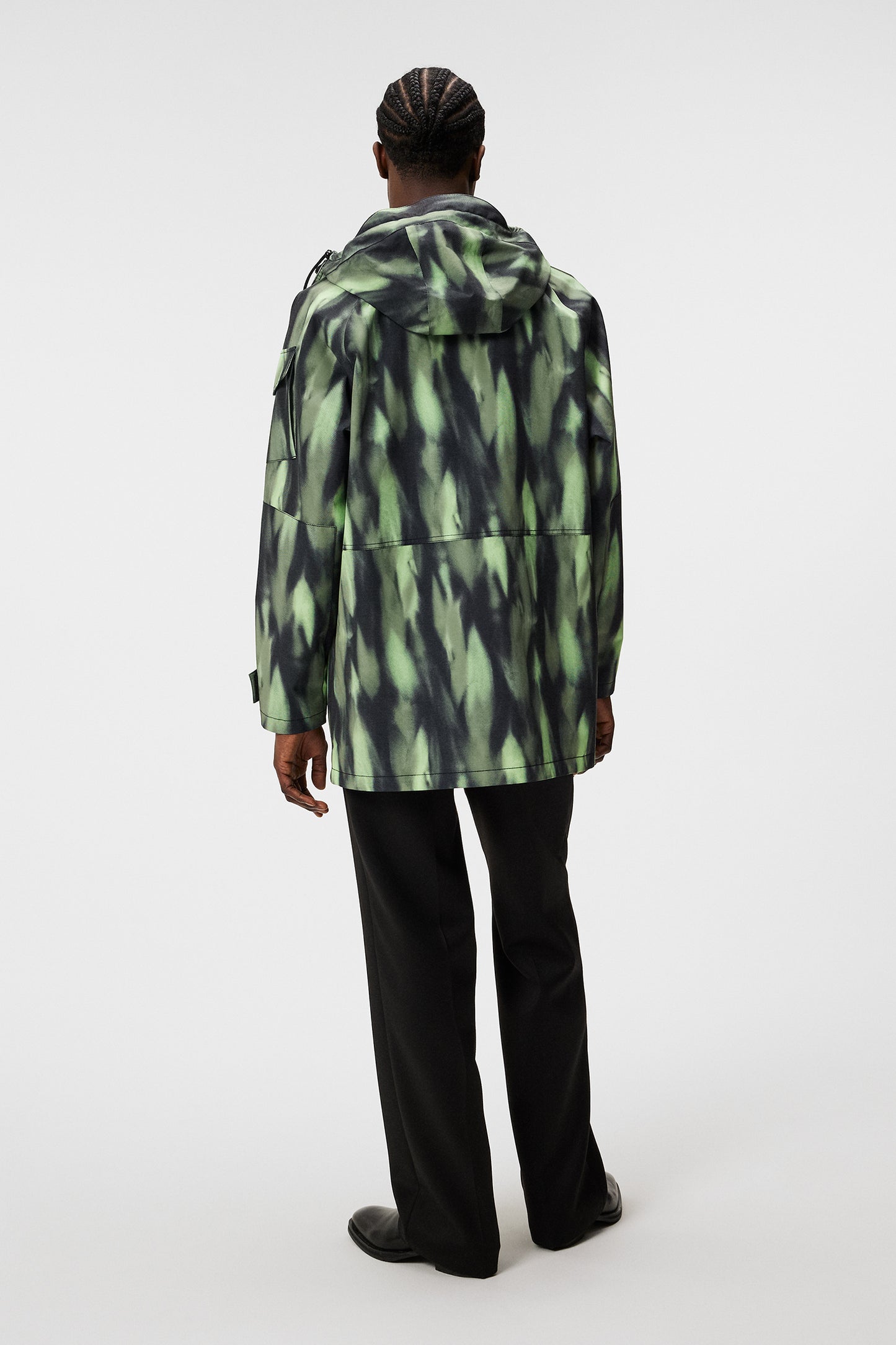 Cadian Printed Jacket / Oil Green