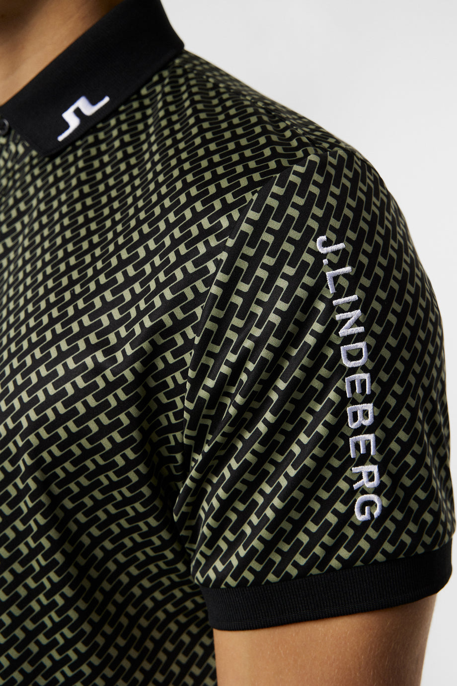 Tour Tech Print Polo / Tour Geo Olive S