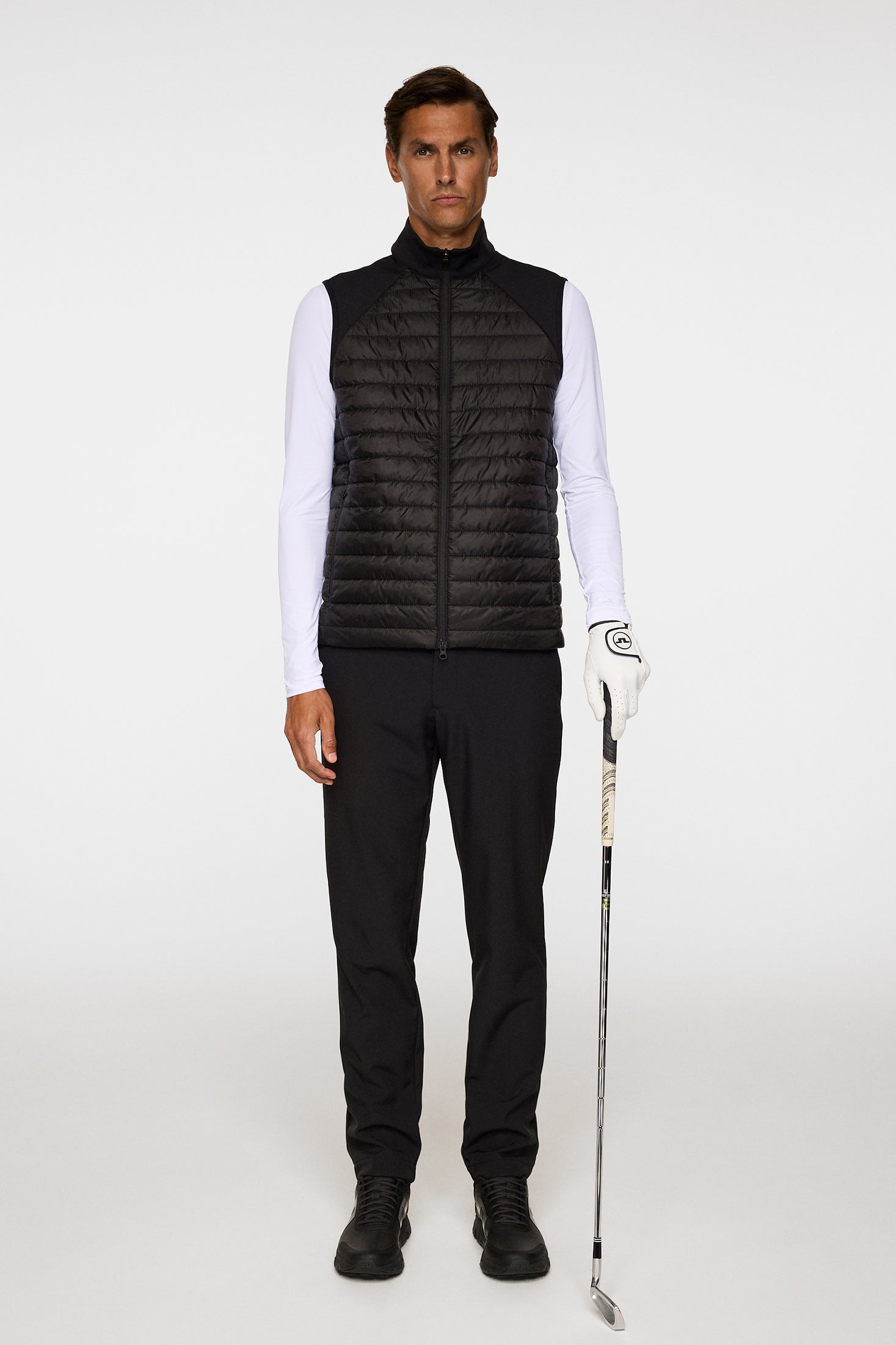 Hayden Quilt Hybrid Vest / Black – J.Lindeberg EU
