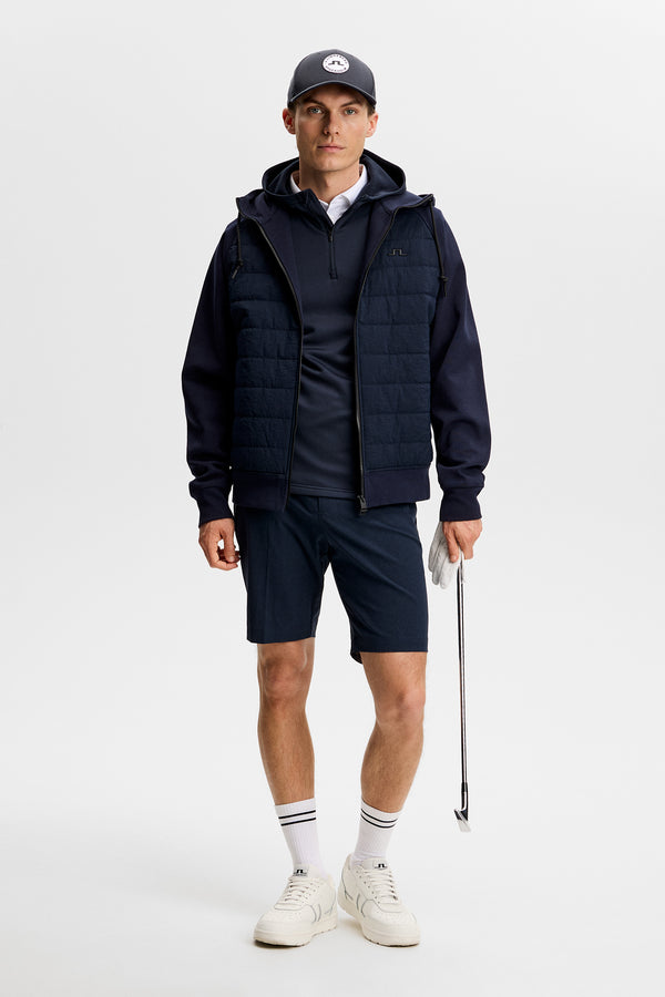 Aerial Quarter Zip Hood / JL Navy