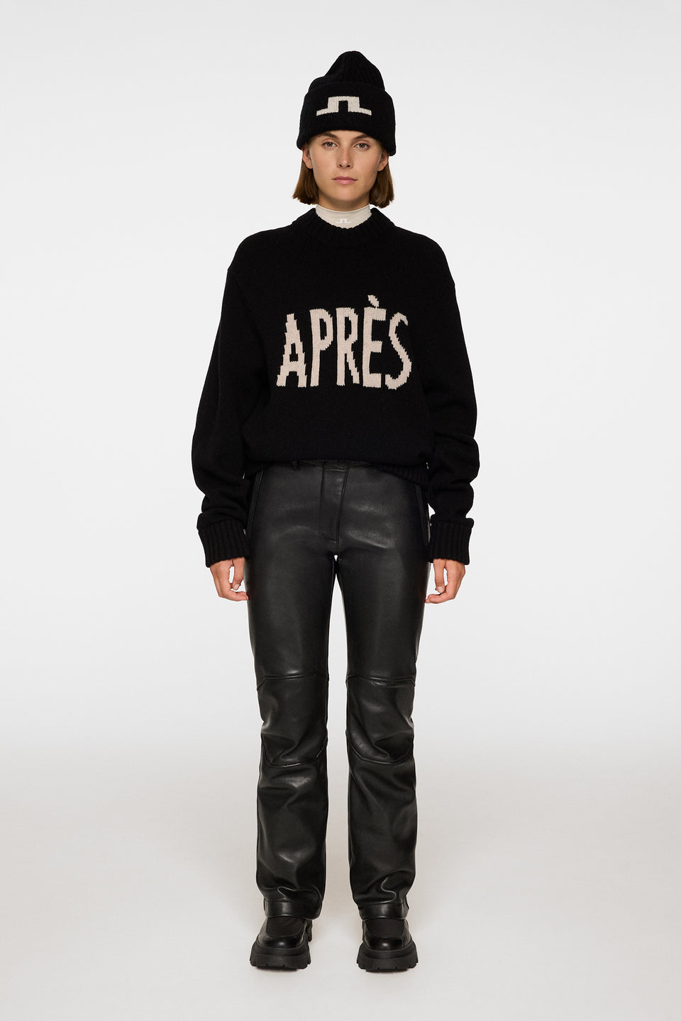 Nancy Leather Pant / Black