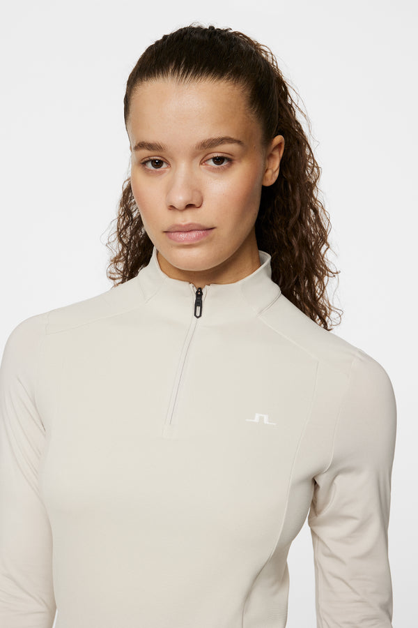 Cindy Quarter Zip Mid Layer / Moonbeam