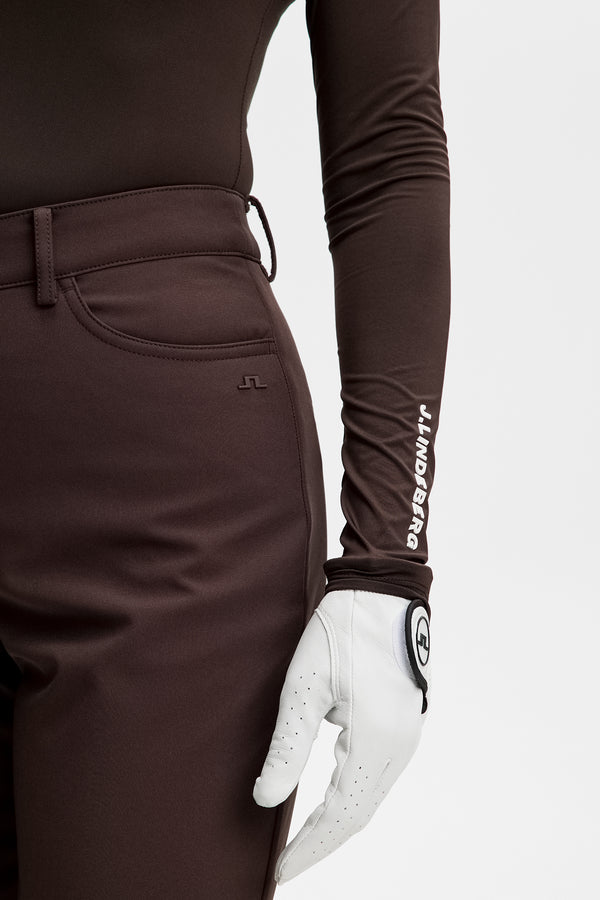 Mia Bonded Pant / Seal Brown