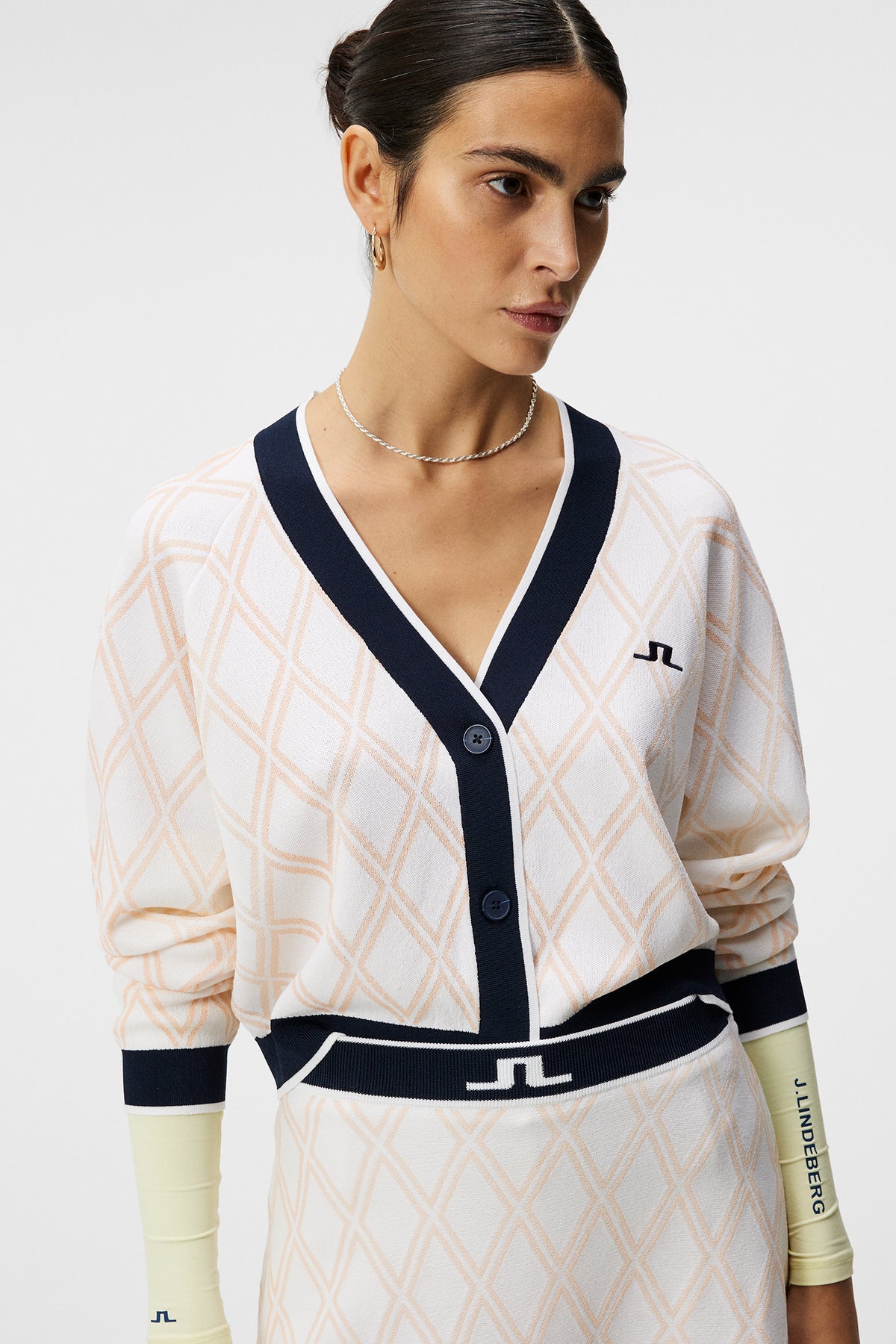 Thorina Knitted Cardigan / White