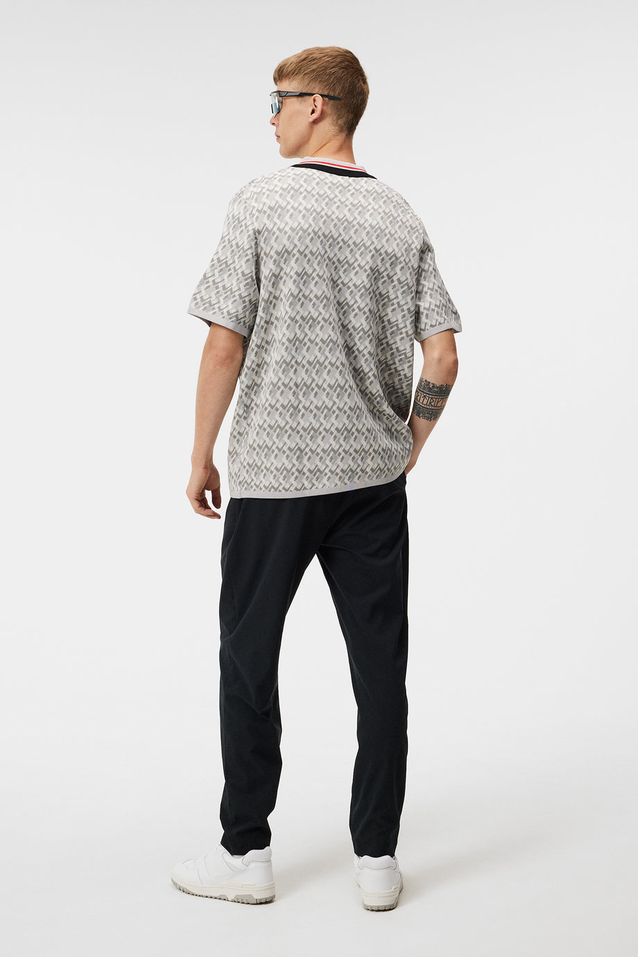 Nate Knitted Shirt / JL Micro Bridge Grey