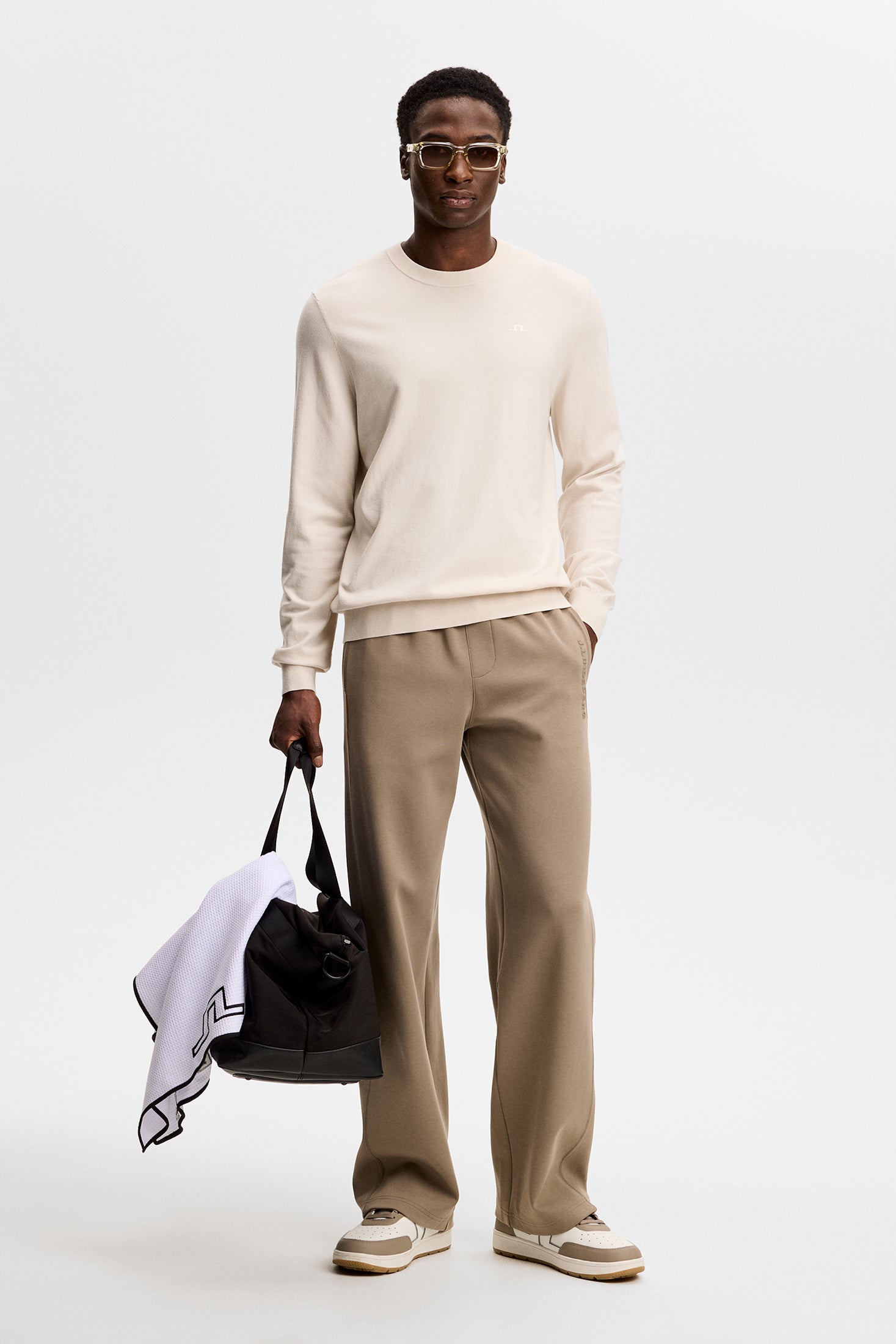 Henry Knitted Sweater / Moonbeam | J.Lindeberg Official