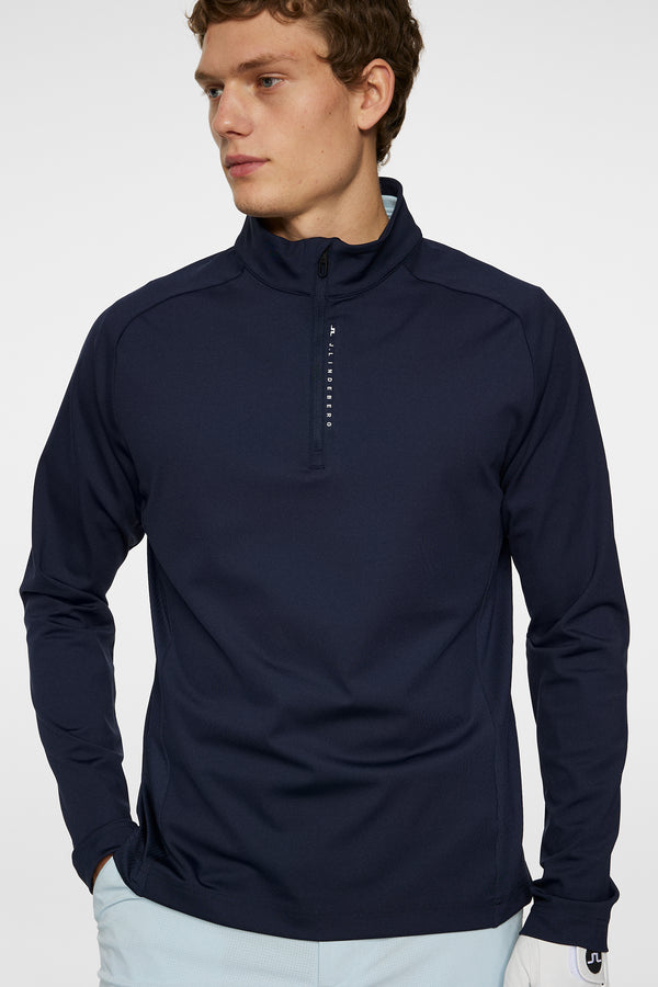 Mathias Zip Mid Layer / JL Navy