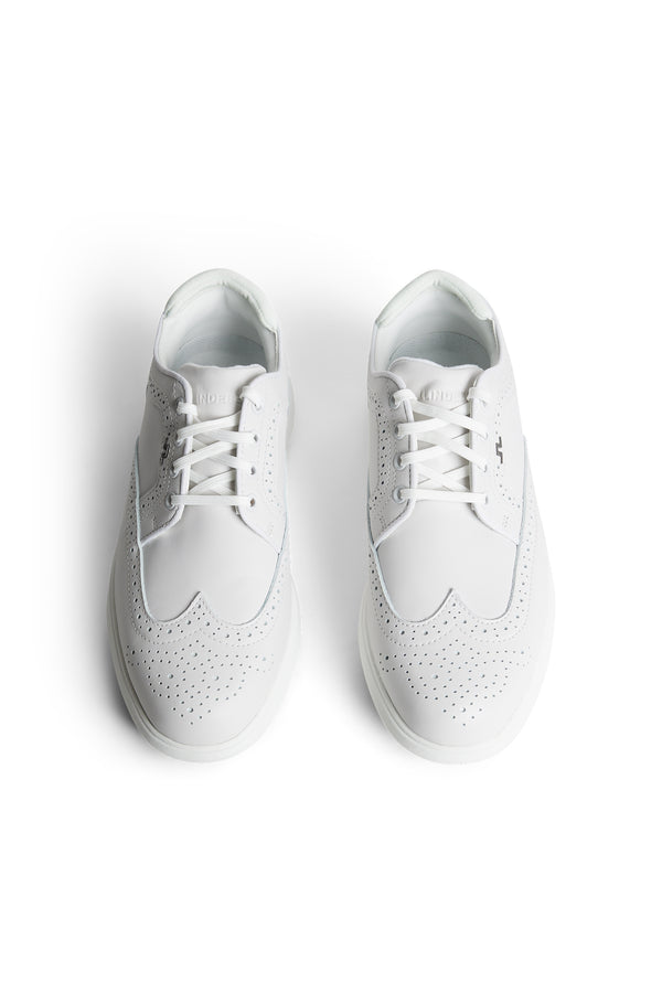 Fairway Brogue Golf Sneaker W / White