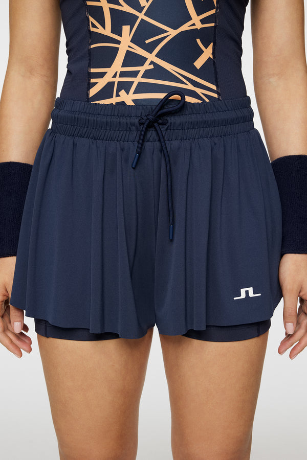 Paulina Jersey Shorts / JL Navy