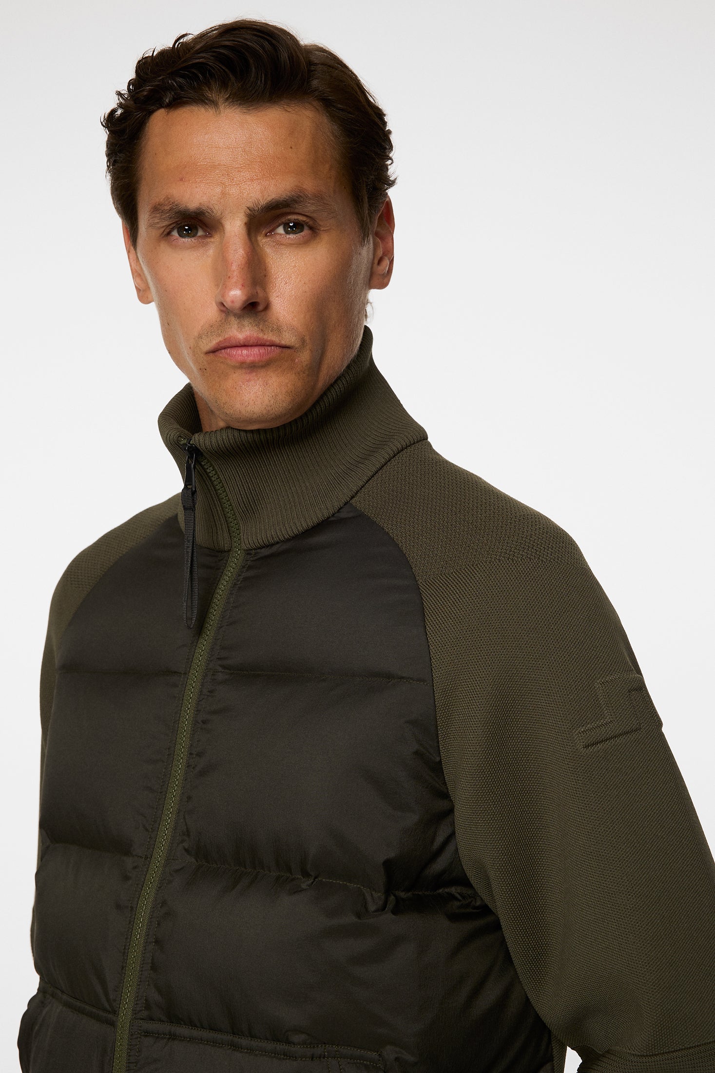 Dome Knit Hybrid Jacket / Forest Green – J.Lindeberg