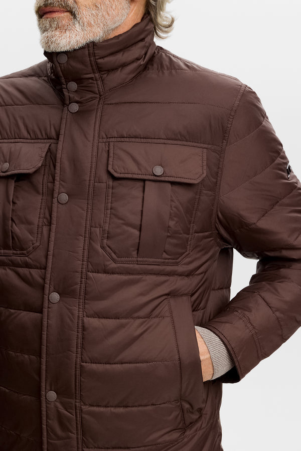 Bailey Light Padded Jacket / Seal Brown