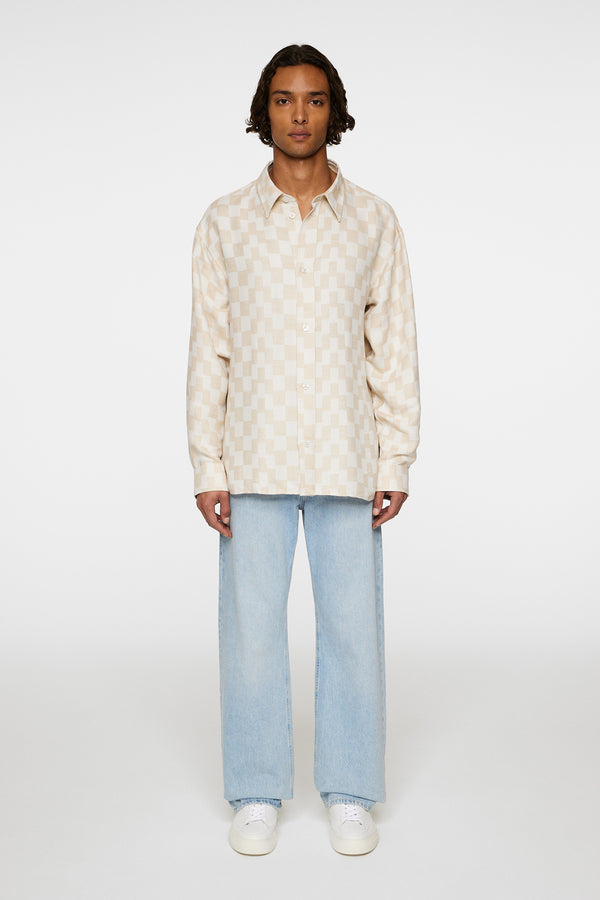 Howard Jacquard Shirt / Moonbeam