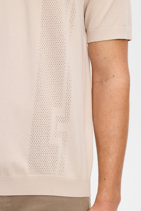 Reymond Seasonal Knit Polo / Moonbeam