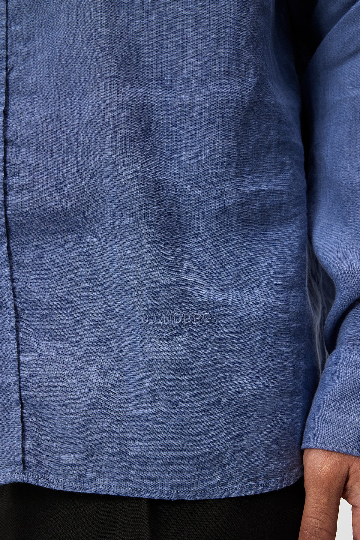 Reg LS Clean Linen Shirt / Bijou Blue
