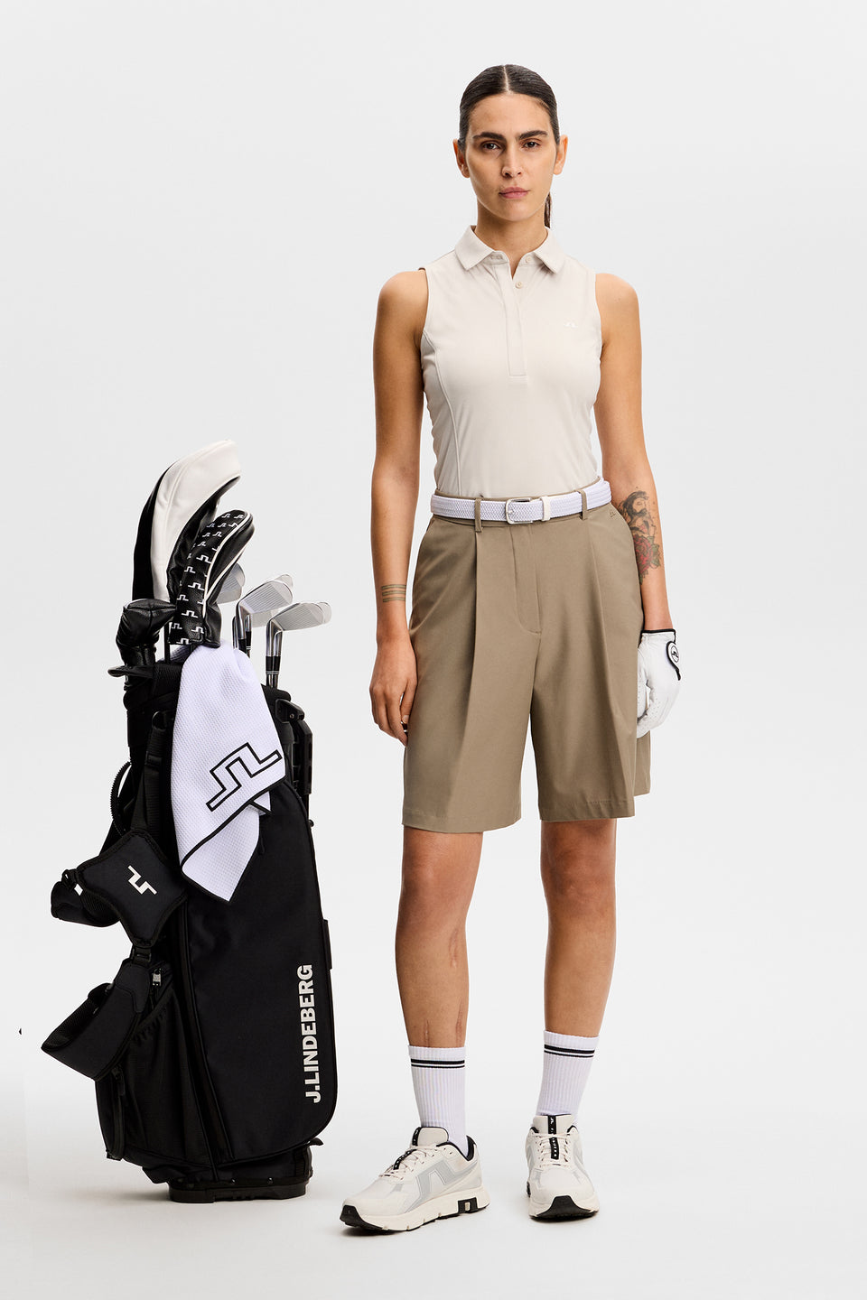 Dena Sleeveless Polo / Moonbeam