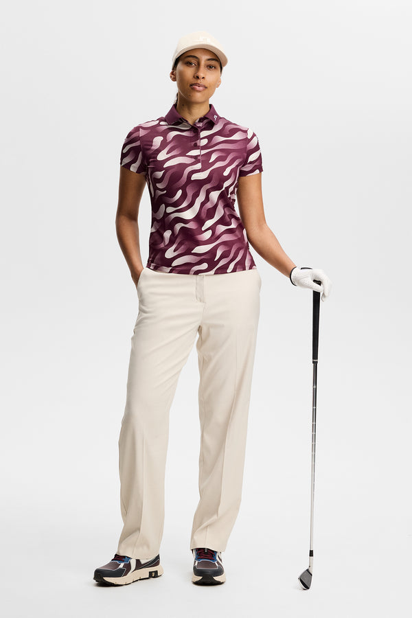 Tour Tech Print Polo / Bunker Fade Winetasting Moon M