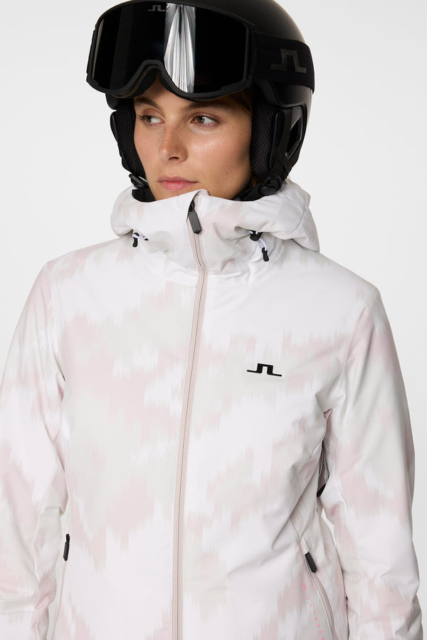 Starling Ski Jacket Printed / Warp Gray Lilac L