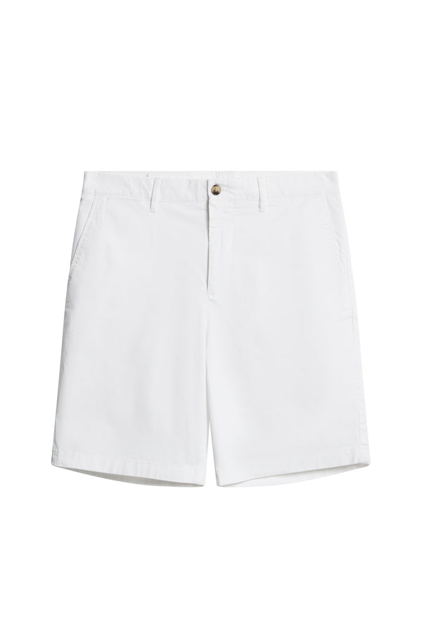 Shane Cloud Satin Shorts / White