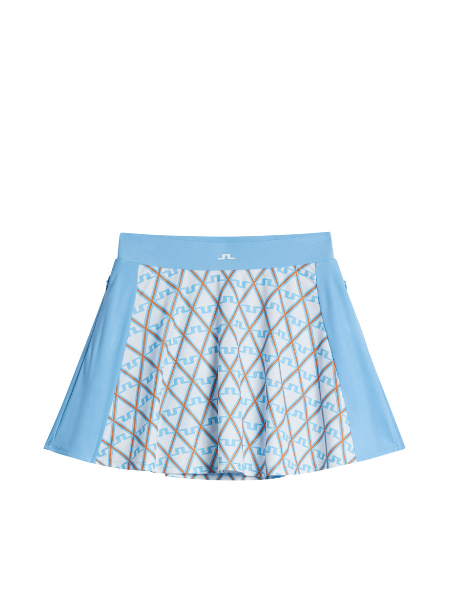 Jenny Print Skirt / Little Boy Blue Diamond