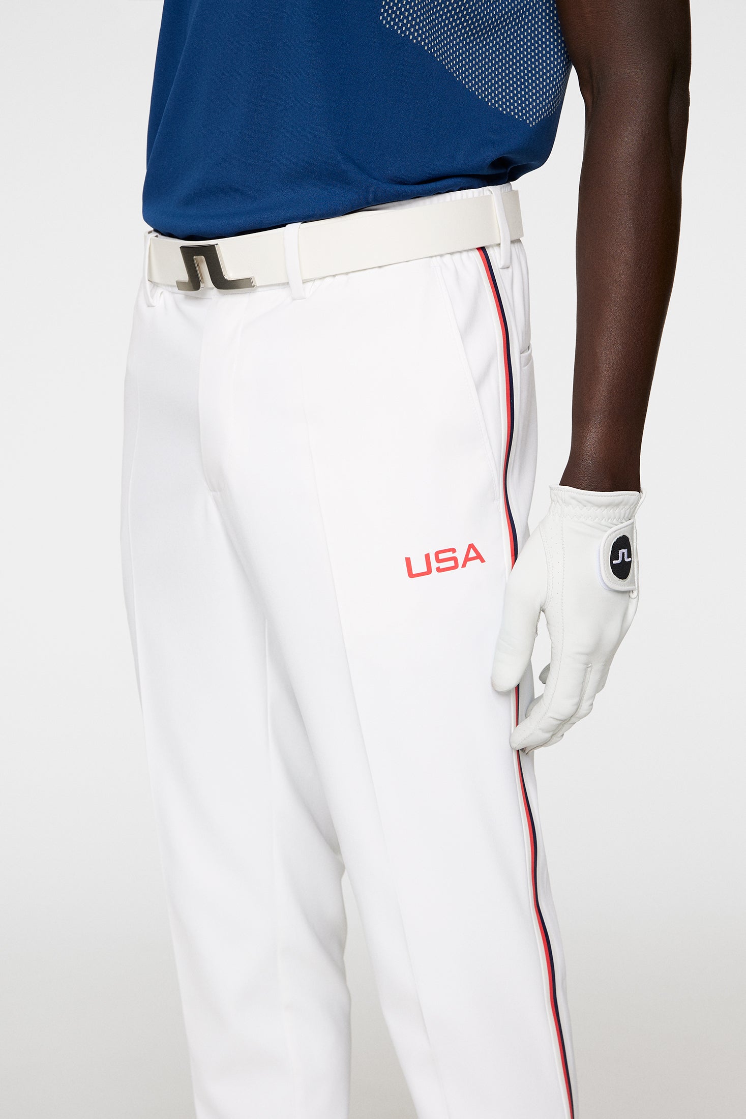 BRIEFING SIDE LOGO LINE SLIM PANTS ホワイト Jerome Sidestripe Pants / White – J.Lindeberg EU